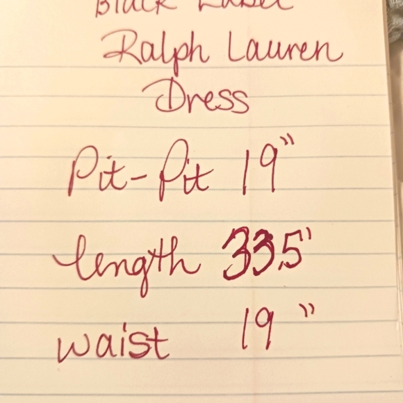 Ralph Lauren Old Money Dress Black White Stripe - Picture 9 of 9